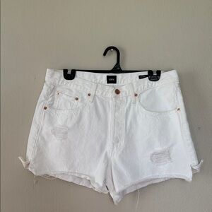 Edwin Women's White Jean Cai 4” Shorts 31